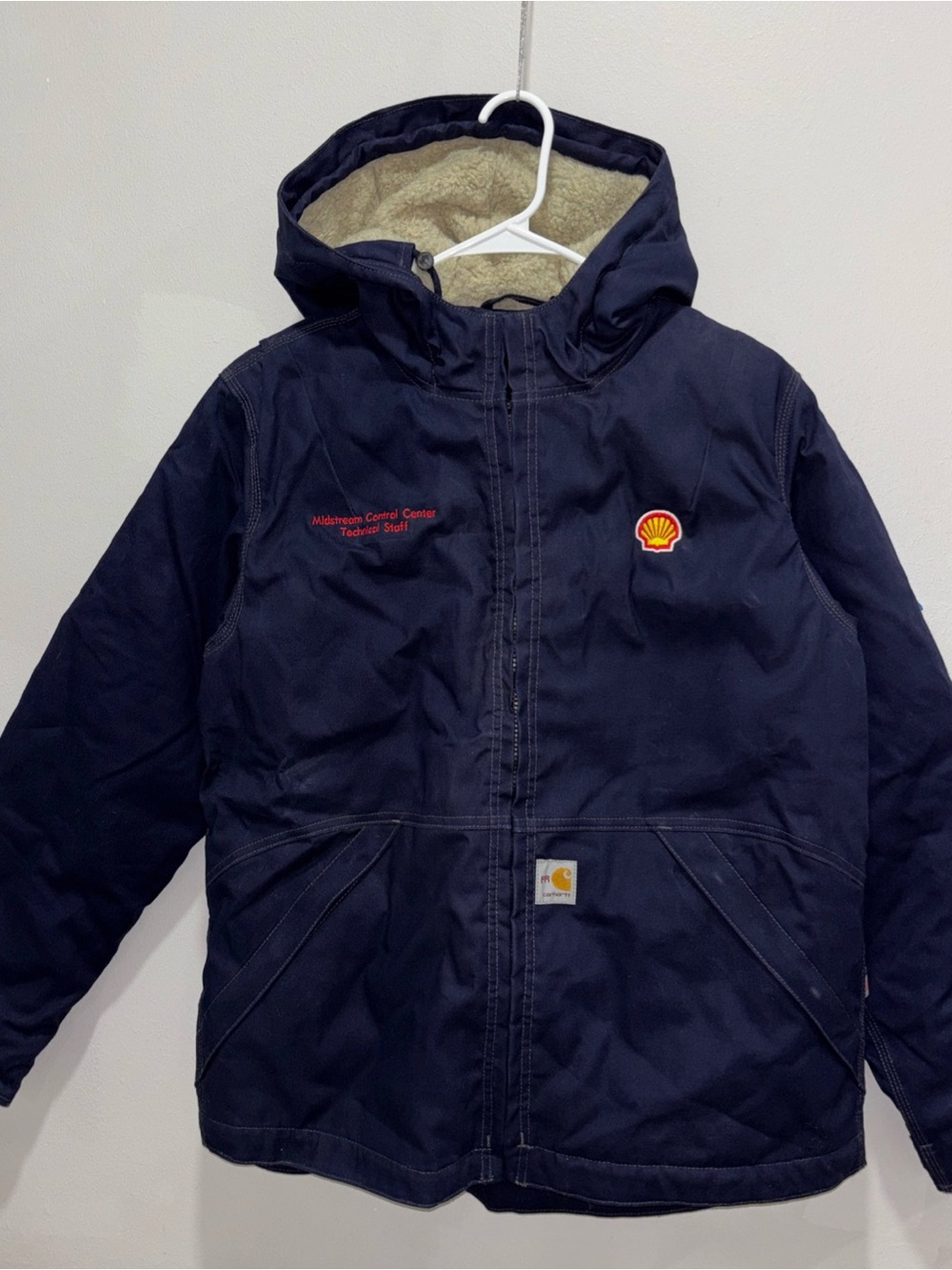Carhartt FR Women’s M 8/10 Full Swing Quick Duck Sherpa Lined Jacket CAT 3 Hood
